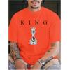 imageSOLY HUX Mens Graphic Tees Crew Neck T Shirts Short Sleeve TShirts Casual Summer StreetwearOrange Graphic