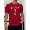 imageSOLY HUX Mens Graphic Tees Crew Neck T Shirts Short Sleeve TShirts Casual Summer StreetwearRed Graphic