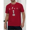 imageSOLY HUX Mens Graphic Tees Crew Neck T Shirts Short Sleeve TShirts Casual Summer StreetwearRed Graphic