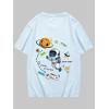 imageSOLY HUX Mens Graphic Tees Y2K Alien T Shirts Vintage Shirts 90s Oversized Streetwear TopsLight Blue Graphic Print