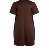 imageSOLY HUX Womens Plus Size Dress Color Block Short Sleeve T Shirt Dress Casual Summer DressesBlue and Brown
