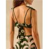 imageSOLY HUX Womens Summer Maxi Dress Boho Print Tie Shoulder Spaghetti Strap Cut Out Tie Back Cami Dresses SundressGreen Printed