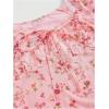imageSOLY HUX Womens Vintage Floral Dress Summer Cap Sleeve Mini Dresses Going Out Beach Short DressPink Floral