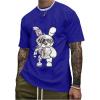imageSOLY HUX Mens Graphic Tees Short Sleeve Crew Neck Vintage TShirt Casual Summer Shirt TopsSky Blue