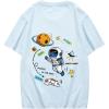 imageSOLY HUX Mens Graphic Tees Y2K Alien T Shirts Vintage Shirts 90s Oversized Streetwear TopsLight Blue Graphic Print