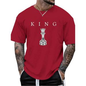 imageSOLY HUX Mens Graphic Tees Crew Neck T Shirts Short Sleeve TShirts Casual Summer StreetwearRed Graphic
