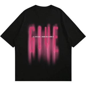 imageSOLY HUX Mens Letter Print Graphic T Shirt Short Sleeve Round Neck Summer Tee TopsBlack Letter Graphic Print