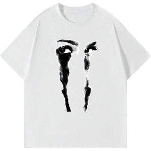 imageSOLY HUX Mens Letter Print Graphic T Shirt Short Sleeve Round Neck Summer Tee TopsWhite Figure