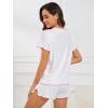 imageSOLY HUX Pajama Set for Women Cute Print Short Sleeve Tee and Shorts Lounge SleepwearMulti Heart Print