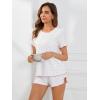 imageSOLY HUX Pajama Set for Women Cute Print Short Sleeve Tee and Shorts Lounge SleepwearMulti Heart Print