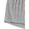 imageSOLY HUX Womens Button Front Ribbed Knit Tank Top and Shorts Pajama Set Sleepwear Lounge SetsLight Grey