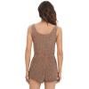 imageSOLY HUX Womens Button Front Ribbed Knit Tank Top and Shorts Pajama Set Sleepwear Lounge SetsMocha Brown
