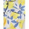 imageSOLY HUX Womens Cute Print Pajama Set Short Sleeve Sleepwear Button Down Shirt and Shorts LoungewearWhite Lemon Print
