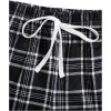 imageSOLY HUX Womens Pajama Sets 2 Piece Lounge Sets Button Tank Top and Plaid Shorts SleepwearBlack and White