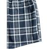 imageSOLY HUX Womens Pajama Sets 2 Piece Lounge Sets Button Tank Top and Plaid Shorts SleepwearDark Blue