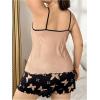 imageSOLY HUX Womens Plus Size Pajama Set Butterfly Heart Print Loungewear Cami Top and Shorts SleepwearMulticoloured Heart