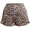 imageSOLY HUX Womens Plus Size Pajama Set Cute Cartoon Print Sleepwear Cami Top and Shorts LoungewearBrown Leopard