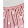 imageSOLY HUX Womens Plus Size Pajama Set Cute Cartoon Print Sleepwear Cami Top and Shorts LoungewearPink Heart