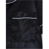 imageSOLY HUX Womens Silk Satin Pajamas Short Sleeve Button Down Sleepwear Loungewear Shorts Set 2 PiecePlain Black