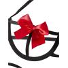 imageSOLY HUX Womens Two Piece Underwire Lingerie Set Bow Knot Cut Out Halter Bra and Panty SleepwearBlack and Red