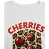 imageSOLY HUX Womens Vintage TShirt Short Sleeve Leopard Graphic Tees Crew Neck Streetwear ShirtsWhite Cheetah