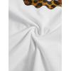 imageSOLY HUX Womens Vintage TShirt Short Sleeve Leopard Graphic Tees Crew Neck Streetwear ShirtsWhite Leopard Cherry