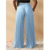 imageSOLY HUX Womens Wide Leg Palazzo Pleated Pants High Waisted Flowy Loose Dressy Casual Long TrousersLight Blue
