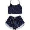 imageSOLY HUX womens SoftNavy Blue Polka Dots