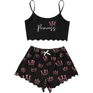 imageSOLY HUX womens SoftBlack Letter Crown