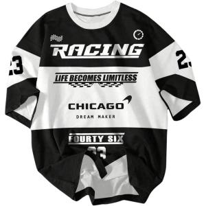 imageSOLY HUX Mens Color Block Letter Graphic Tees Crew Neck Short Sleeve T Shirt Summer TopsBlack and White Letter