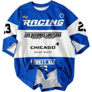 imageSOLY HUX Mens Color Block Letter Graphic Tees Crew Neck Short Sleeve T Shirt Summer TopsBlue Letter