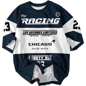 imageSOLY HUX Mens Color Block Letter Graphic Tees Crew Neck Short Sleeve T Shirt Summer TopsDark Blue and White Letter