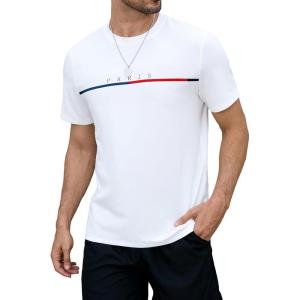 imageSOLY HUX Mens Graphic Tees Letter Print Short Sleeve Round Neck TShirt TopsWhite