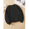 imageSOLY HUX Womens Crewneck Graphic Sweatshirts Long Sleeve Oversized Loose Fit Shirts Drop Shoulder Pullover Casual TopsBlack Crown
