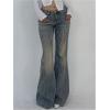 imageSOLY HUX Womens Low Rise Flare Leg Stretchy Denim Pants Y2k Going Out Bell Bottom JeansBlue