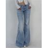imageSOLY HUX Womens Low Rise Flare Leg Stretchy Denim Pants Y2k Going Out Bell Bottom JeansBlue Denim