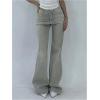 imageSOLY HUX Womens Low Rise Flare Leg Stretchy Denim Pants Y2k Going Out Bell Bottom JeansPlain Grey