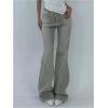 imageSOLY HUX Womens Low Rise Flare Leg Stretchy Denim Pants Y2k Going Out Bell Bottom JeansPlain Grey