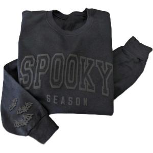 imageSOLY HUX Womens Crewneck Graphic Sweatshirts Long Sleeve Oversized Loose Fit Shirts Drop Shoulder Pullover Casual TopsBlack Grey Graphic