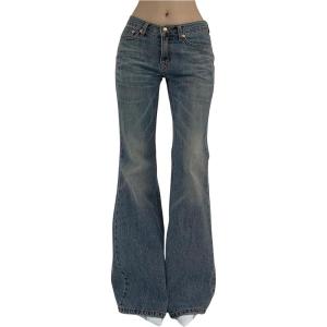 imageSOLY HUX Womens Low Rise Flare Leg Stretchy Denim Pants Y2k Going Out Bell Bottom JeansSolid Dark Blue