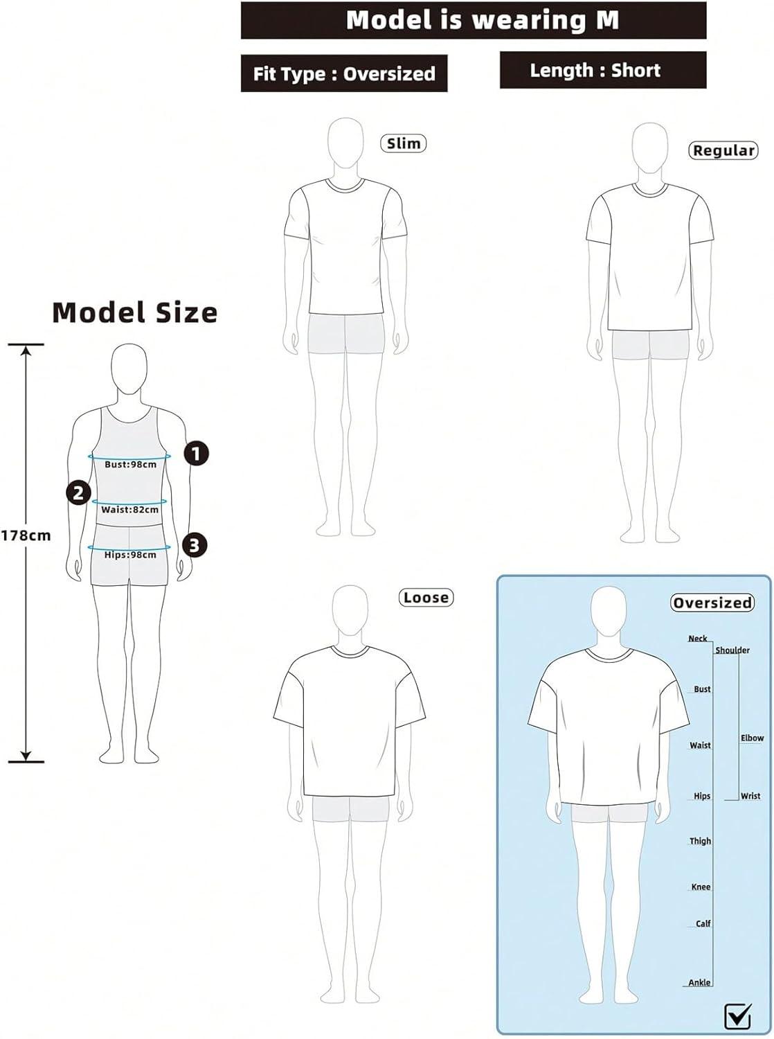 imageSOLY HUX Mens Short Sleeve Crew Neck Cropped T Shirts Summer Basic Baggy Tee TopsSolid White