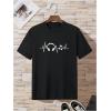 imageSOLY HUX Mens Casual Graphic TShirts Round Neck Short Sleeve Summer Tee TopsBlack Graphic