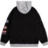 imageSOLY HUX Mens Graphic Oversized Hoodies Y2k Zip Up Long Sleeve Hooded Sweatshirt Jacket StreetwearBlack Grey