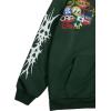 imageSOLY HUX Mens Graphic Oversized Hoodies Y2k Zip Up Long Sleeve Hooded Sweatshirt Jacket StreetwearDark Green