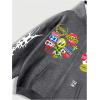 imageSOLY HUX Mens Graphic Oversized Hoodies Y2k Zip Up Long Sleeve Hooded Sweatshirt Jacket StreetwearDark Grey Graphic