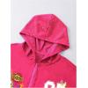 imageSOLY HUX Mens Graphic Oversized Hoodies Y2k Zip Up Long Sleeve Hooded Sweatshirt Jacket StreetwearHot Pink