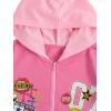 imageSOLY HUX Mens Graphic Oversized Hoodies Y2k Zip Up Long Sleeve Hooded Sweatshirt Jacket StreetwearPink Graphic