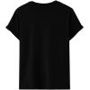 imageSOLY HUX Mens Letter Graphic Tee Short Sleeve T Shirts Ombre Summer Tops Streetwear Black and White Medium