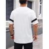 imageSOLY HUX Mens Summer Crew Neck Short Sleeve Tee Shirts Letter Graphic TShirt Tops White Letter Medium