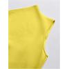 imageSOLY HUX Womens Mini Dress Off The Shoulder Sleeveless Tie Shoulder A Line Flared Party DressesSolid Yellow